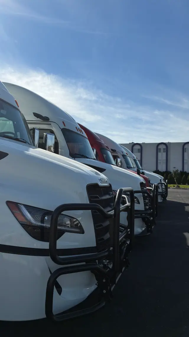 BILATO trucks lined up at the yard